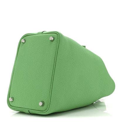 Hermes Taurillon Clemence Picotin Lock 18 PM Vert Comics 10 of 10