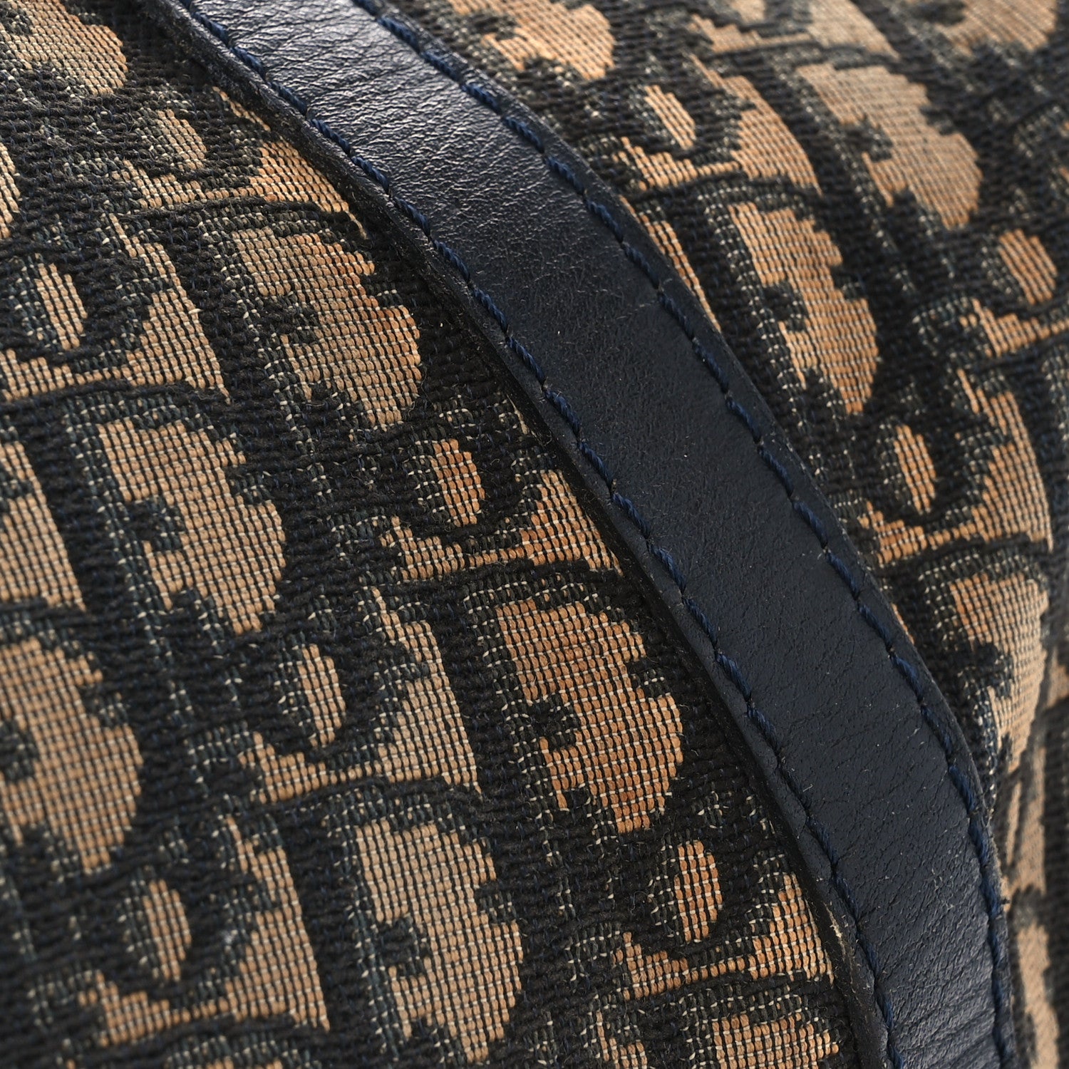 Christian Dior Monogram Boston Navy Blue 14 of 15