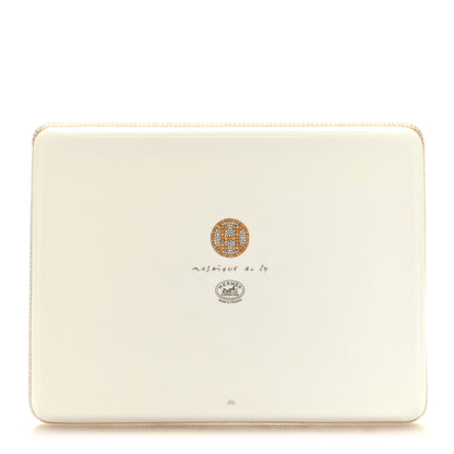 Hermes Porcelain Mosaique au 24 Gold Sushi Plate 3 of 8