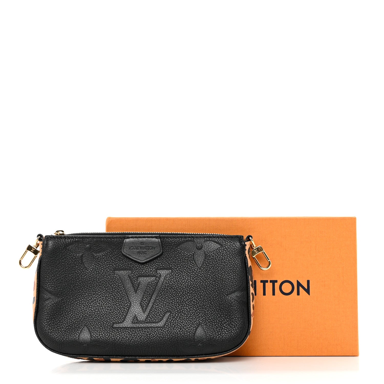 Louis Vuitton Empreinte Monogram Giant Wild At Heart Multi Pochette Accessories Mini Pochette Black 6 of 6