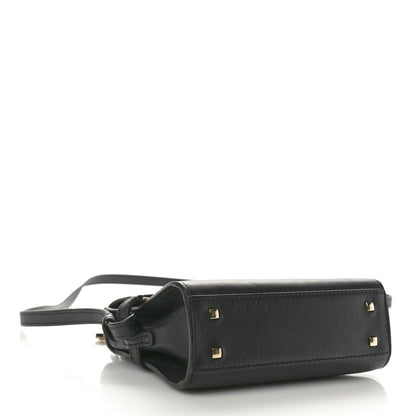 Delvaux Smooth Calfskin Micro Tempete Satchel Black 4 of 11