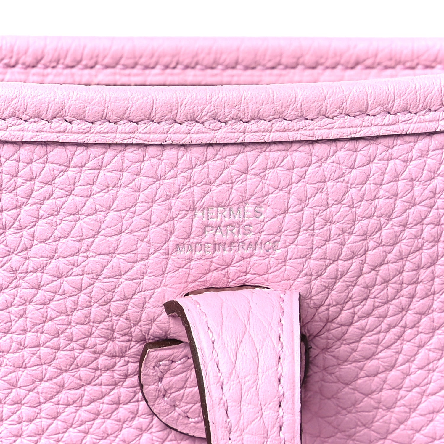 Hermes Taurillon Clemence Evelyne TPM Mauve Sylvestre 6 of 10