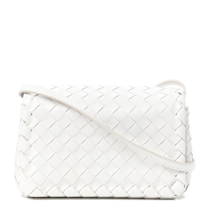 Bottega Veneta Nappa Intrecciato Crossbody White 1 of 9