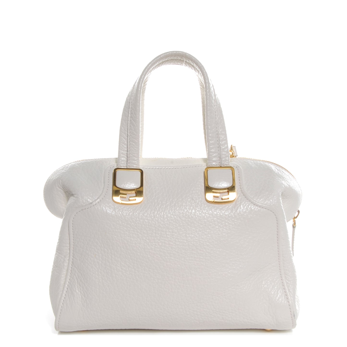 Calfskin Small Chameleon Tote Bianco