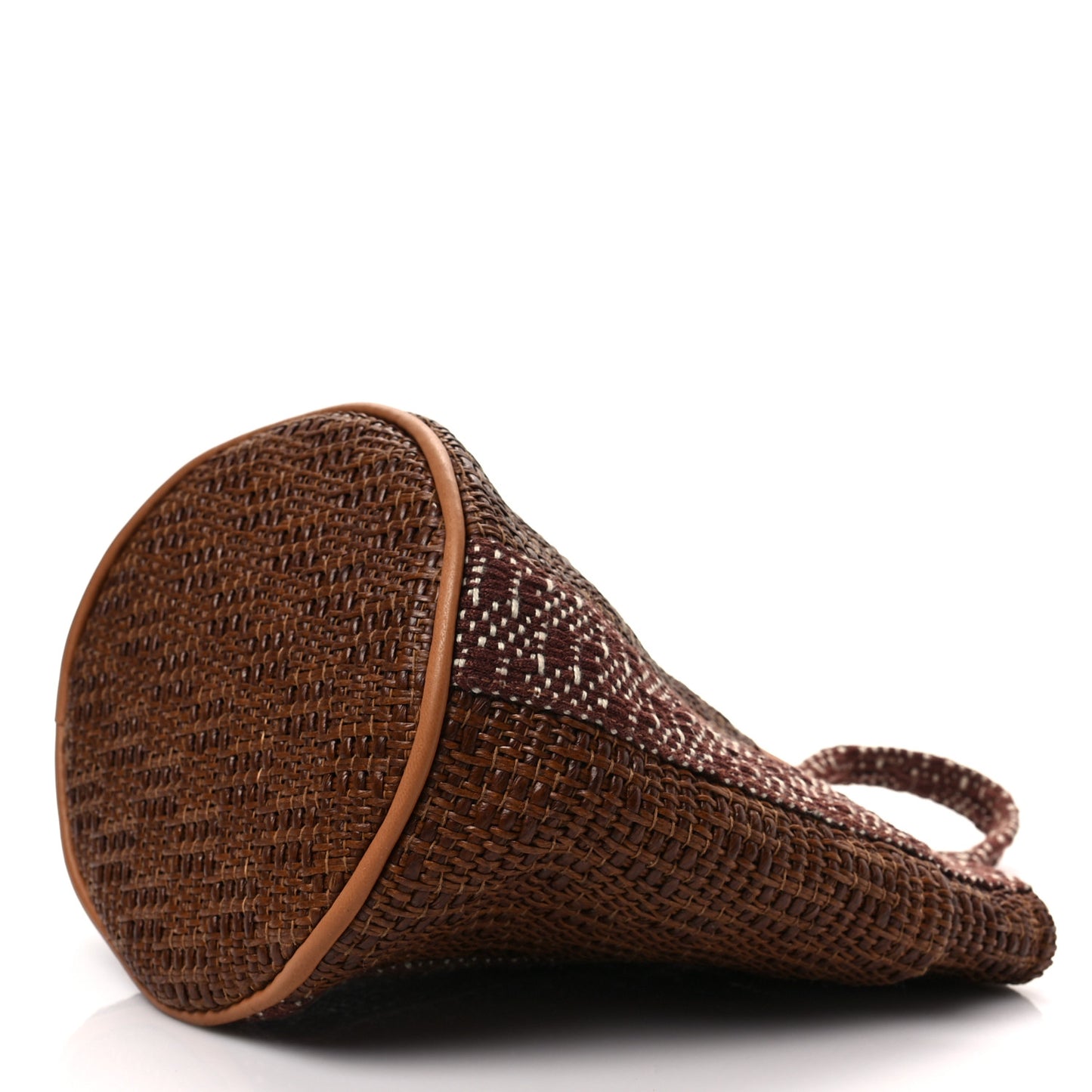 Woven Straw Saxo PM Tote
