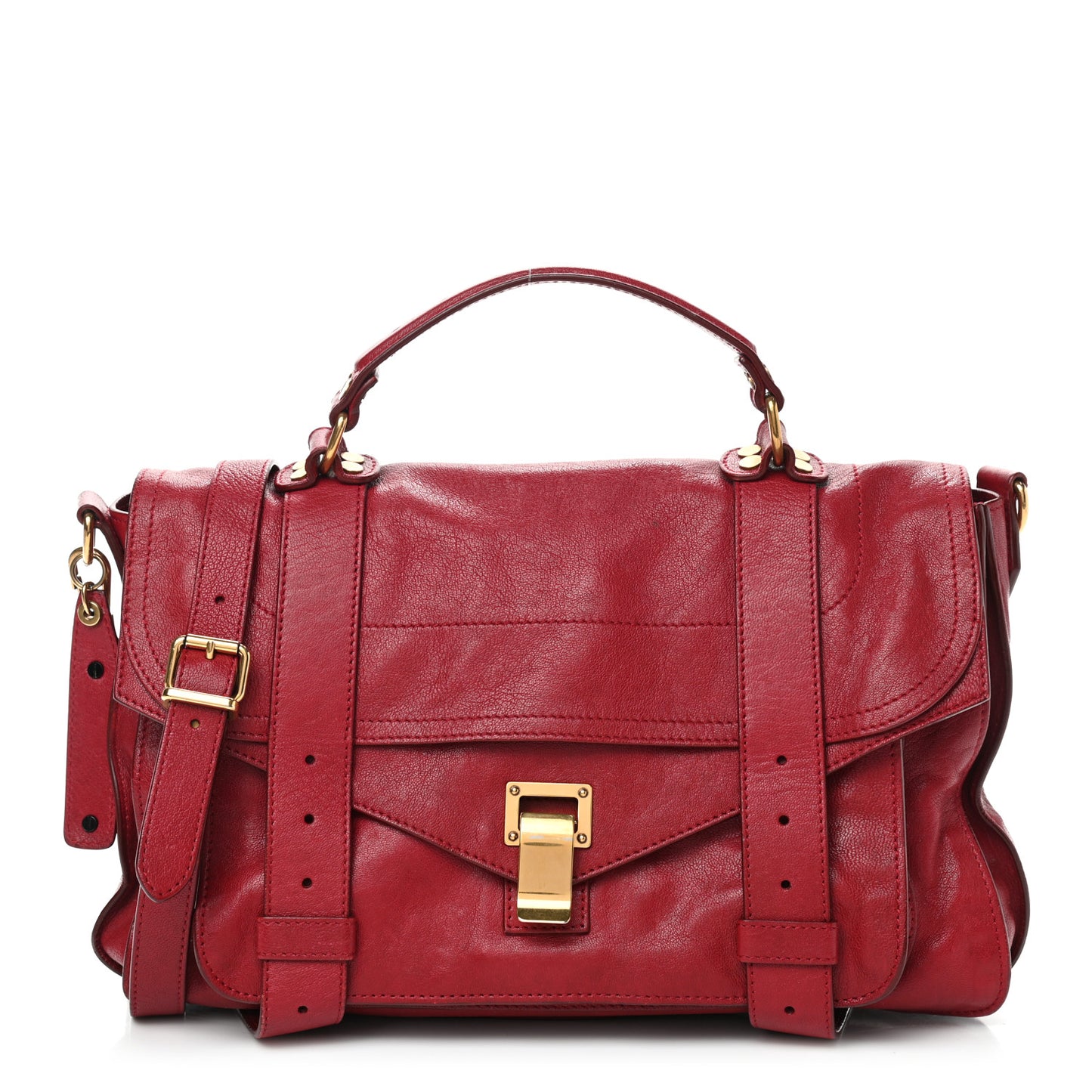 Lambskin Medium PS1 Satchel Chianti
