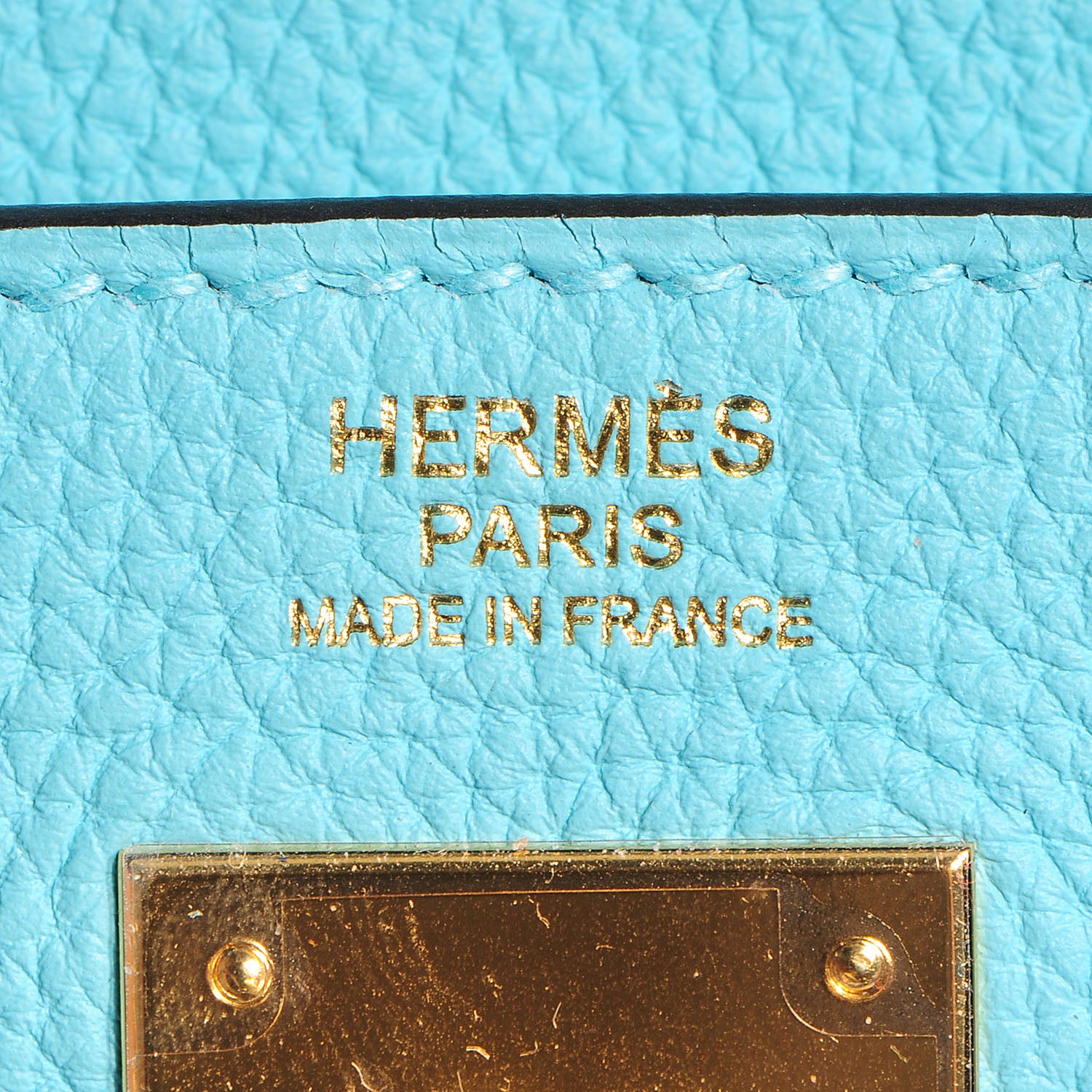 Hermes Togo Kelly Retourne 32 Bleu Atoll 15 of 28