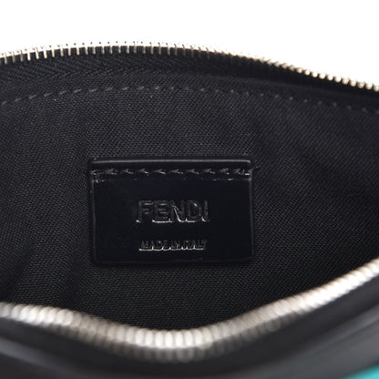 Fendi Vitello Liberty Studded Zip Pouch Black Multicolor 7 of 9