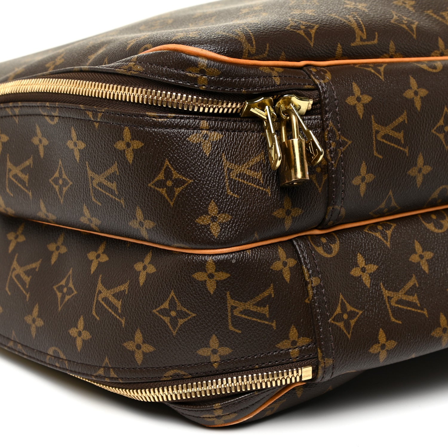 Louis Vuitton Monogram Alize 2 Compartment Luggage Travel Bag 9 of 30