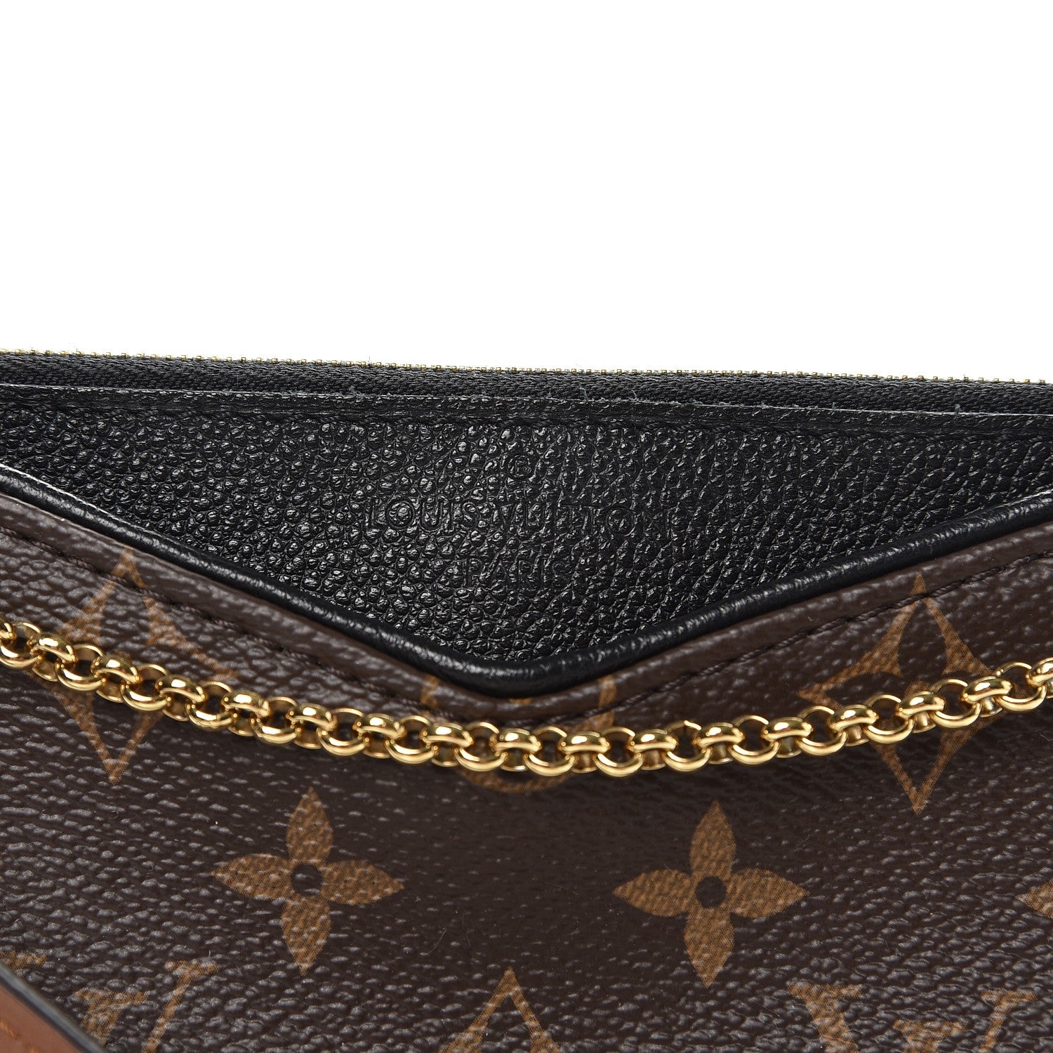 Louis Vuitton Monogram Pallas Clutch Black 8 of 8