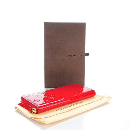 Louis Vuitton Vernis Clemence Wallet Cherry 4 of 7