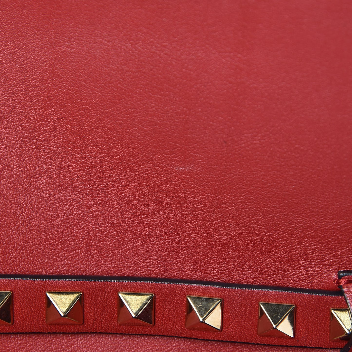 Vitello Mini Rockstud Flap Saddle Crossbody Bag Rosso Valentino