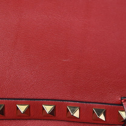 Valentino Garavani Vitello Mini Rockstud Flap Saddle Crossbody Bag Rosso Valentino 10 of 12