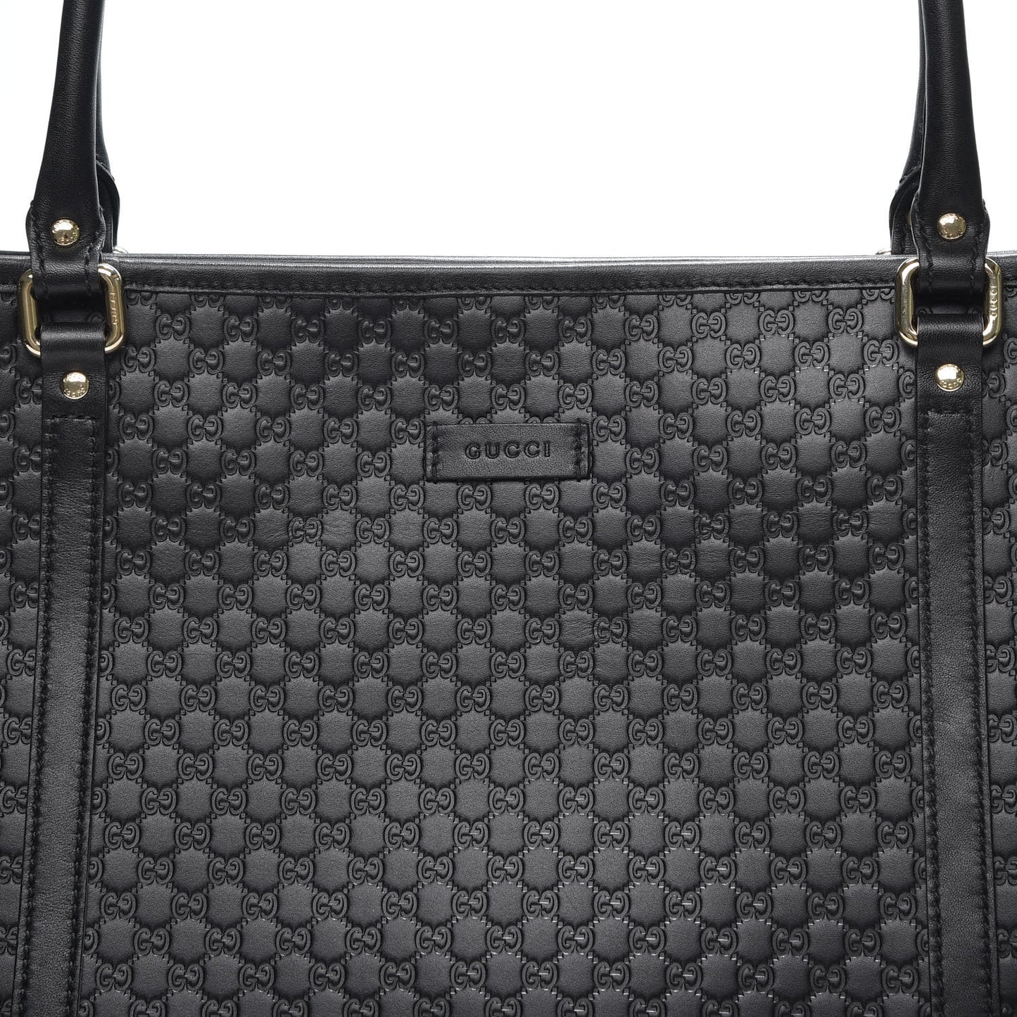 Microguccissima Medium Joy Tote Black