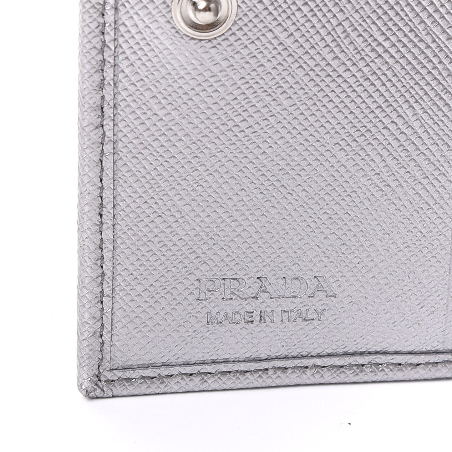 Saffiano Compact Wallet Cromo