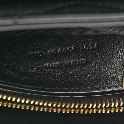 Saint Laurent Calfskin Y Quilted Monogram Small Loulou Chain Satchel Black 7 of 10