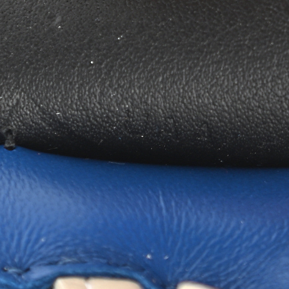 Hermes Milo Lambskin Grigri Rodeo Pegase Horse Bag Charm PM Bleu France Nata Black 4 of 5