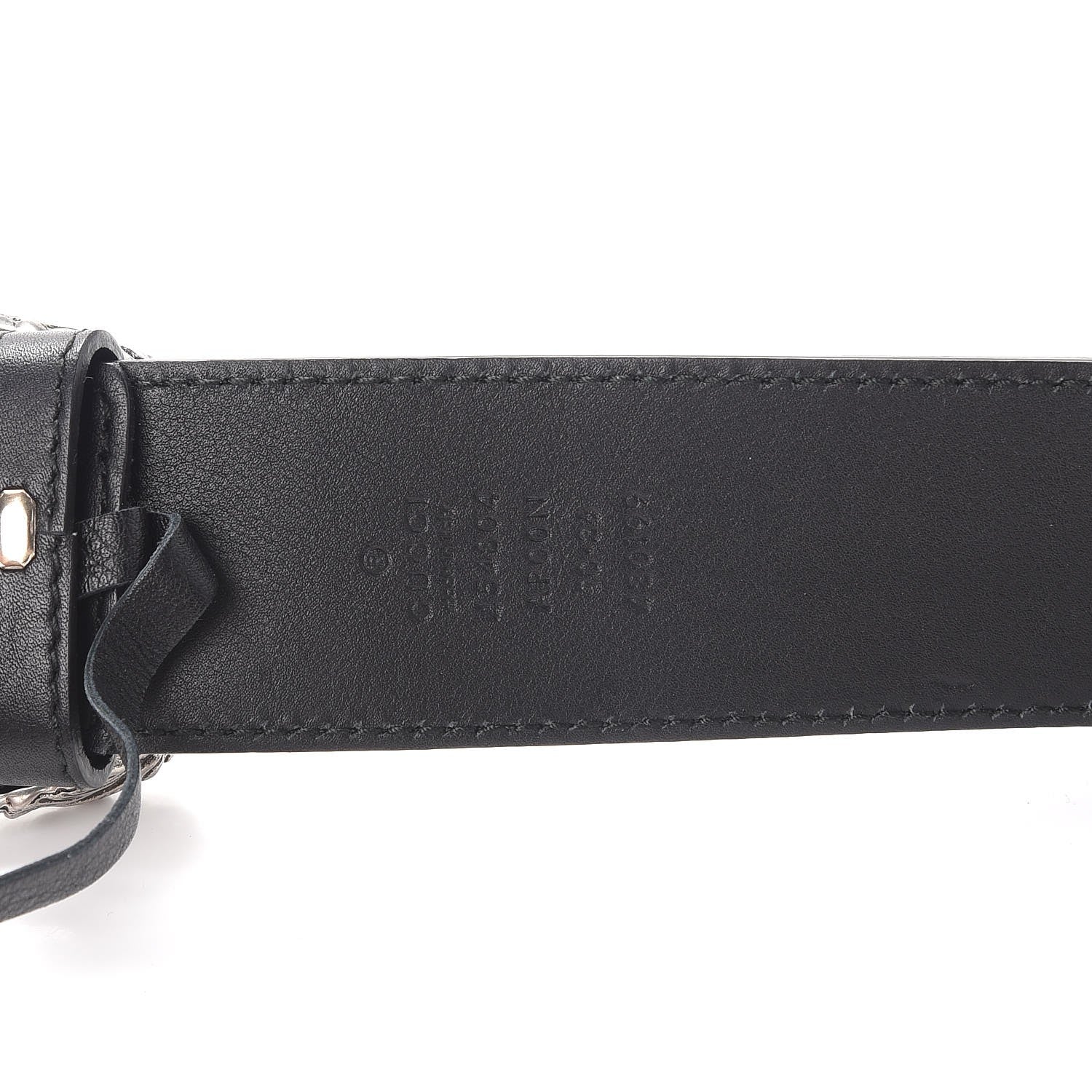 Gucci Moon Calfskin Nickel Dionysus Belt 90 36 Black 6 of 7