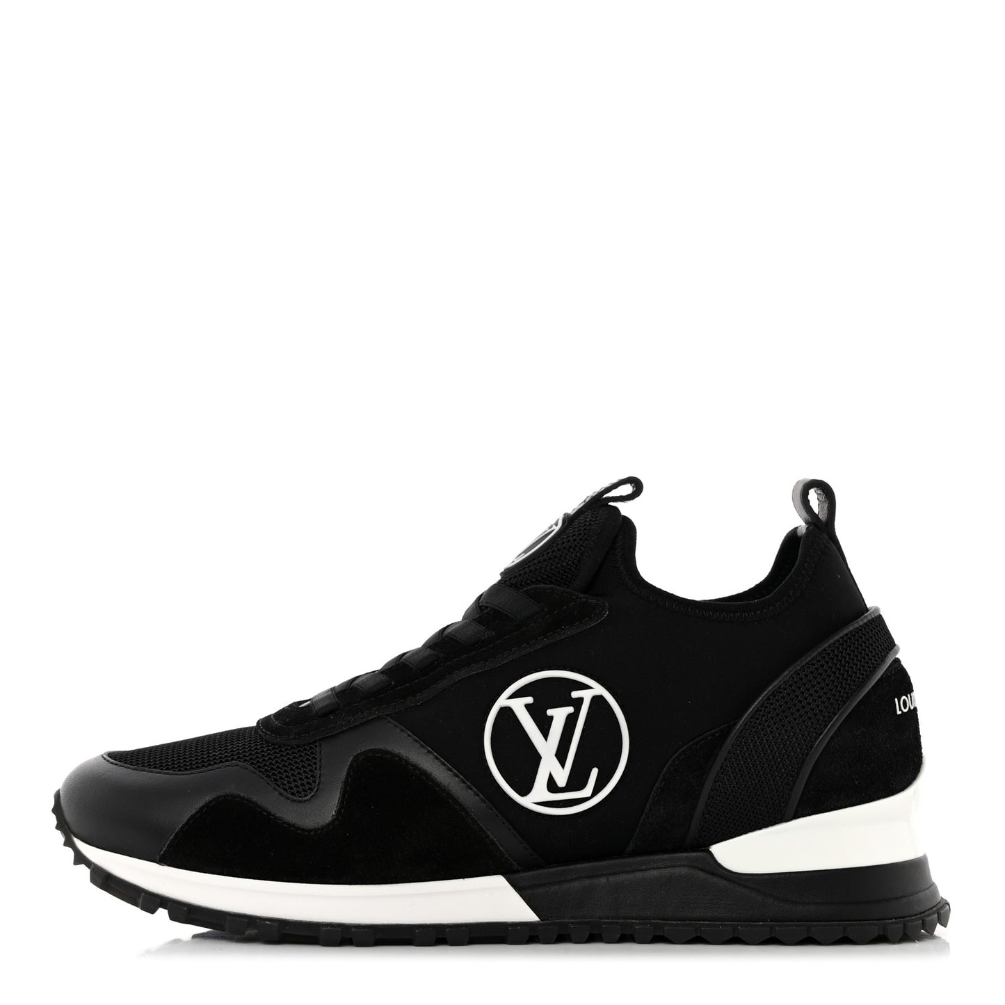 Calfskin Run Away Sneakers 39 Black