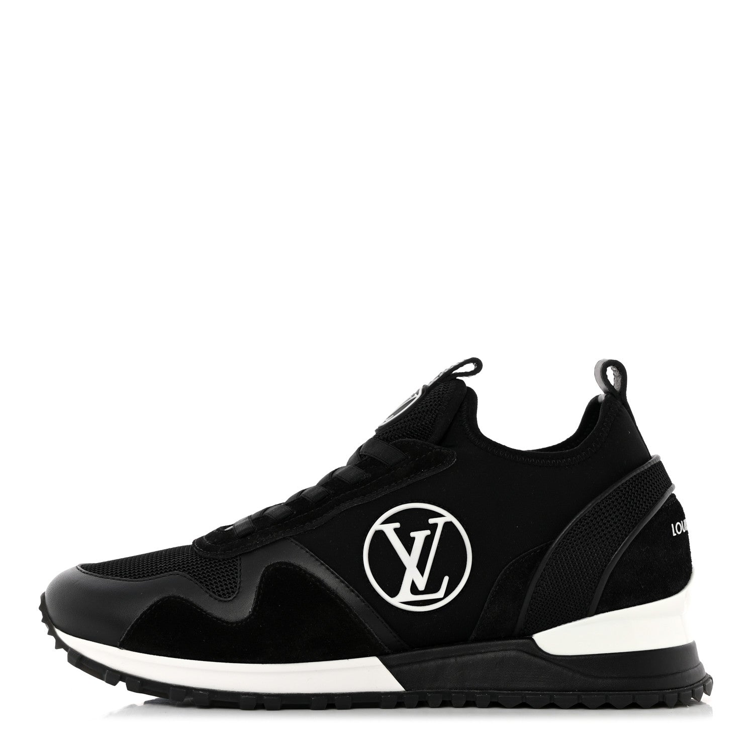 Louis Vuitton Calfskin Run Away Sneakers 39 Black 1 of 13