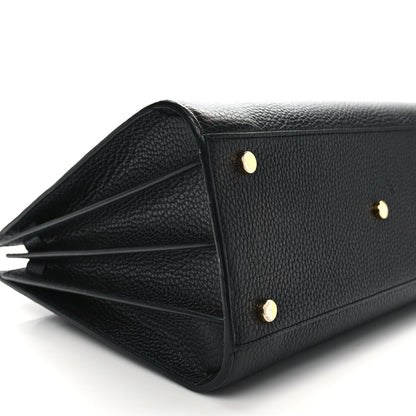 Saint Laurent Grained Calfskin Small Sac De Jour Black 7 of 8