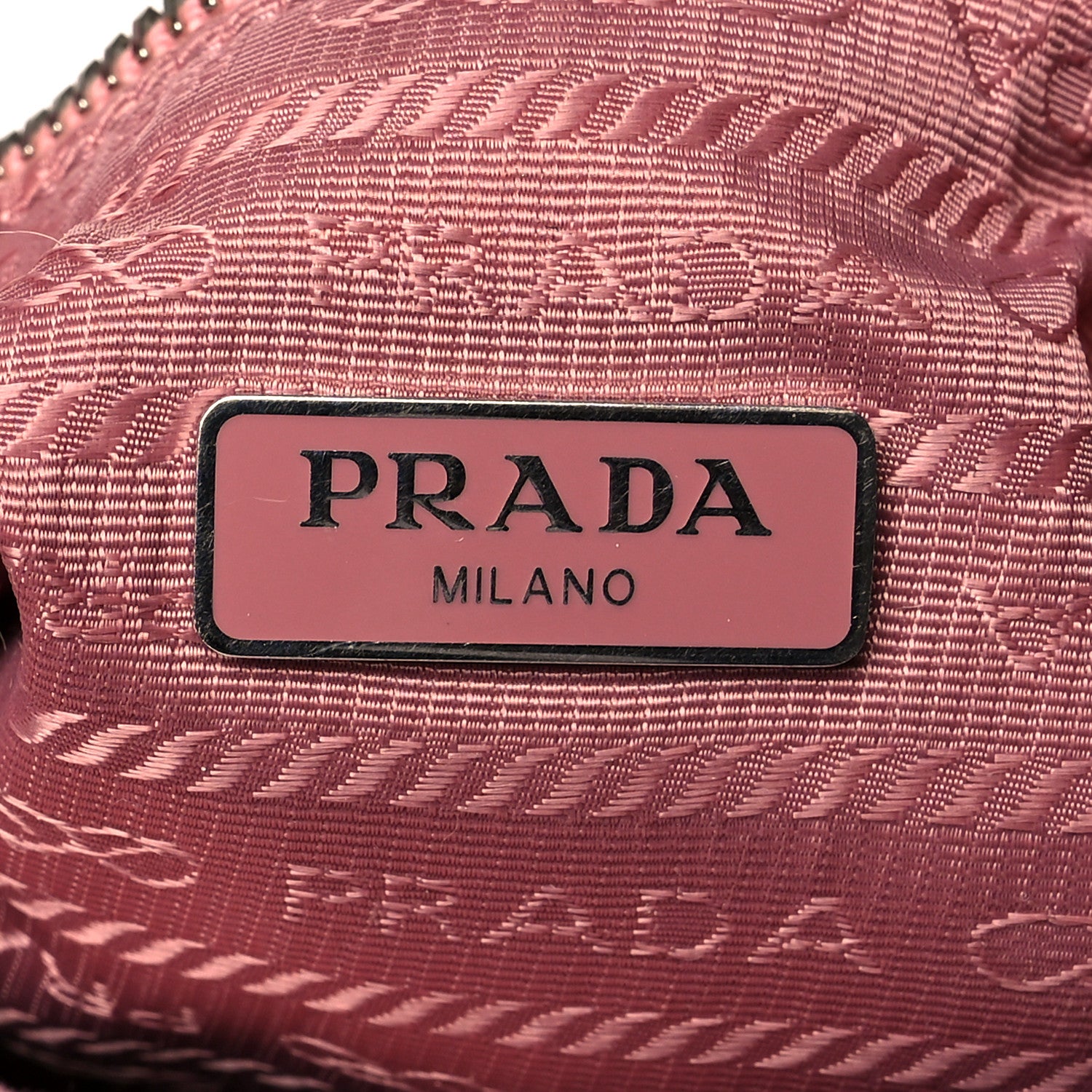 Prada Nylon Re-Edition 2005 Shoulder Bag Rosa 7 of 15