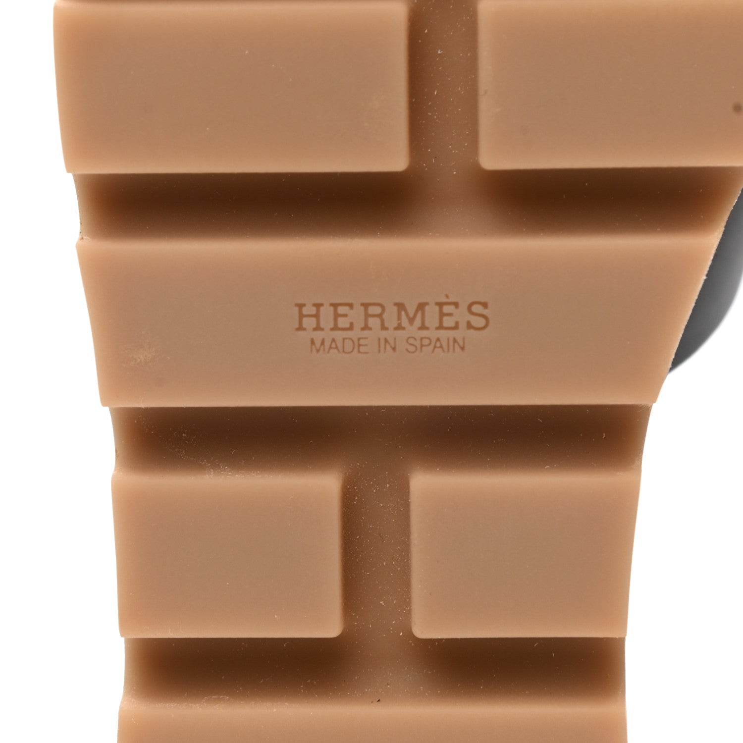 Hermes Calfskin Cork Eze 30 Sandals 36 Black 6 of 9