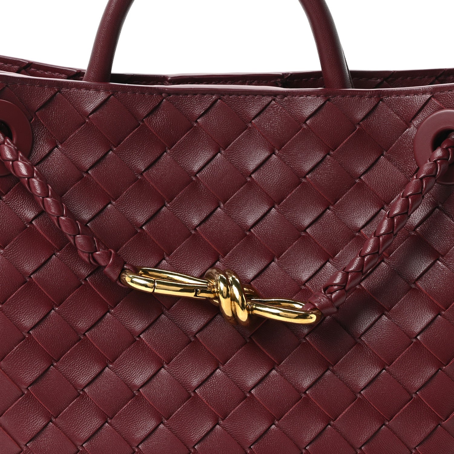 Bottega Veneta Nappa Intrecciato Small Andiamo Shoulder Bag Barolo 7 of 10
