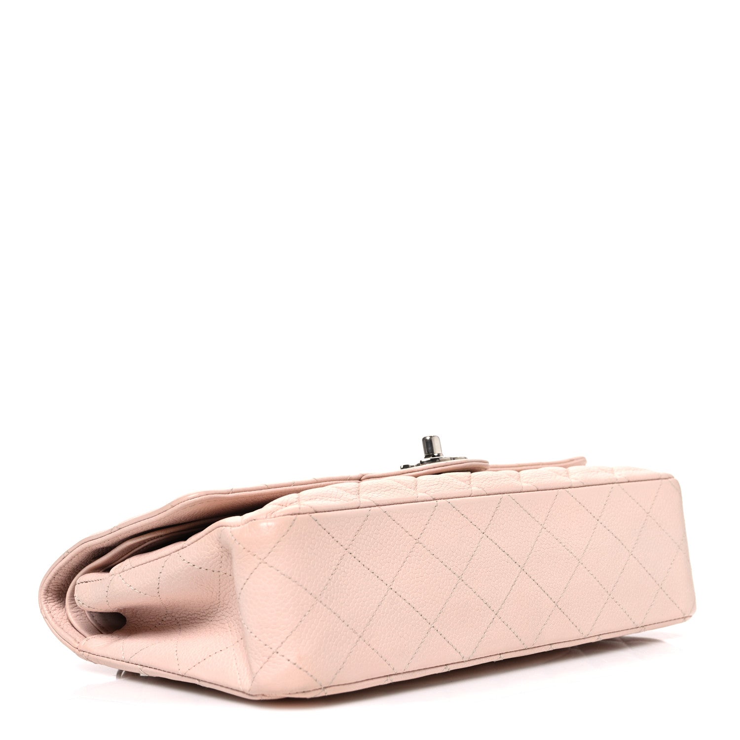Chanel Caviar Quilted Medium Double Flap Light Pink 4 of 10