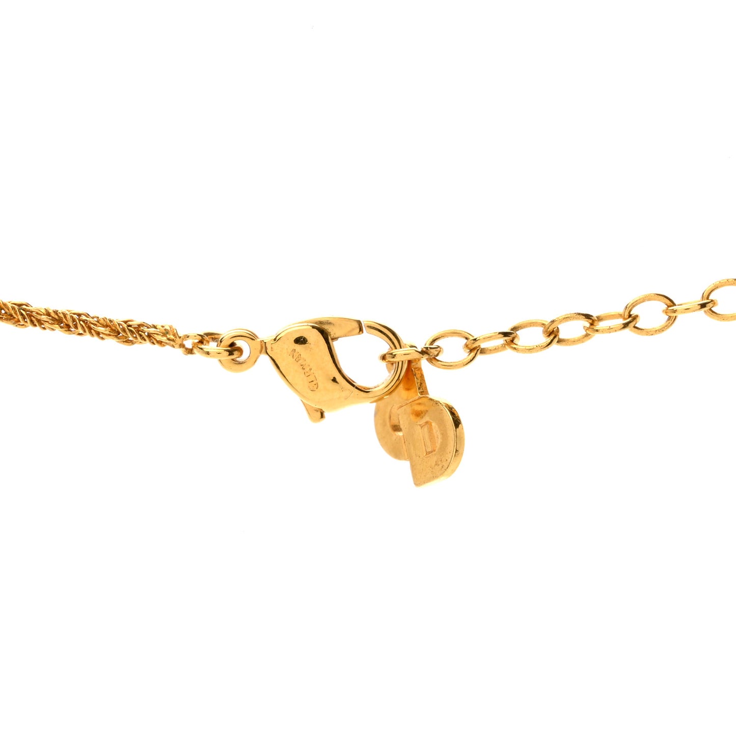 Metal Shell Necklace Gold