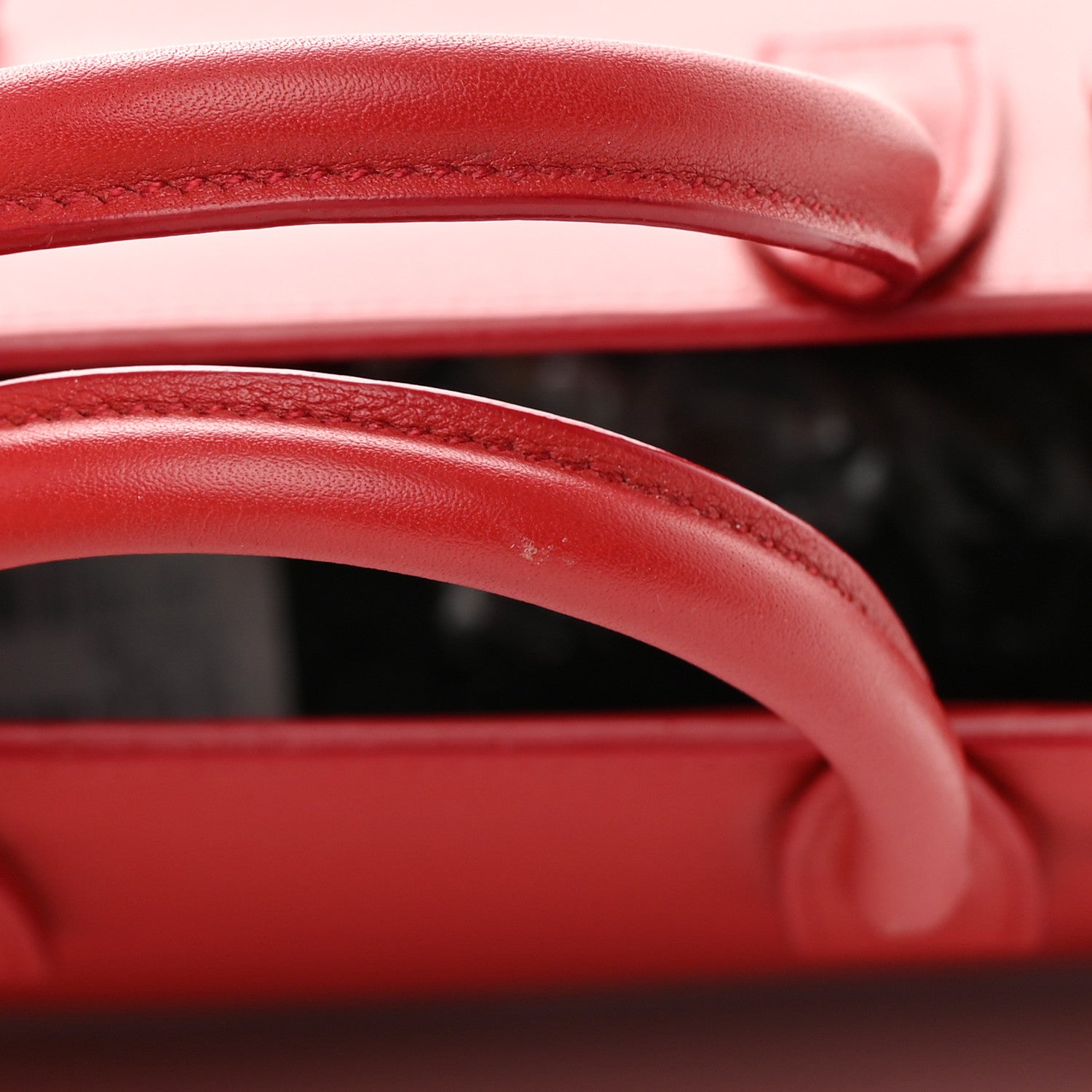 Saint Laurent Calfskin Nano Sac De Jour Lipstick Red 16 of 17