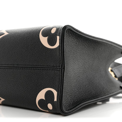 Louis Vuitton Empreinte Monogram Giant Onthego PM Black Beige 9 of 10