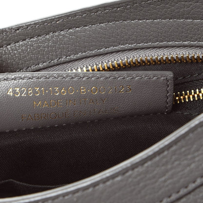Balenciaga Chevre Gold Metallic Edge Hardware S City Gris Acier 7 of 8