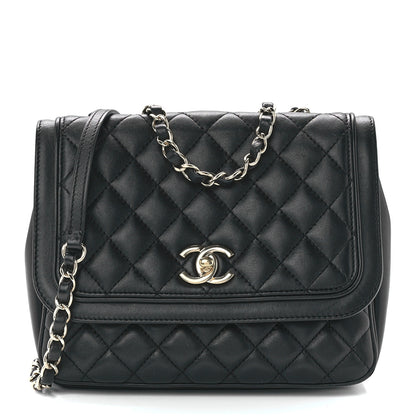 Chanel Lambskin Quilted Medium Lovely Day Flap Black 1 of 13