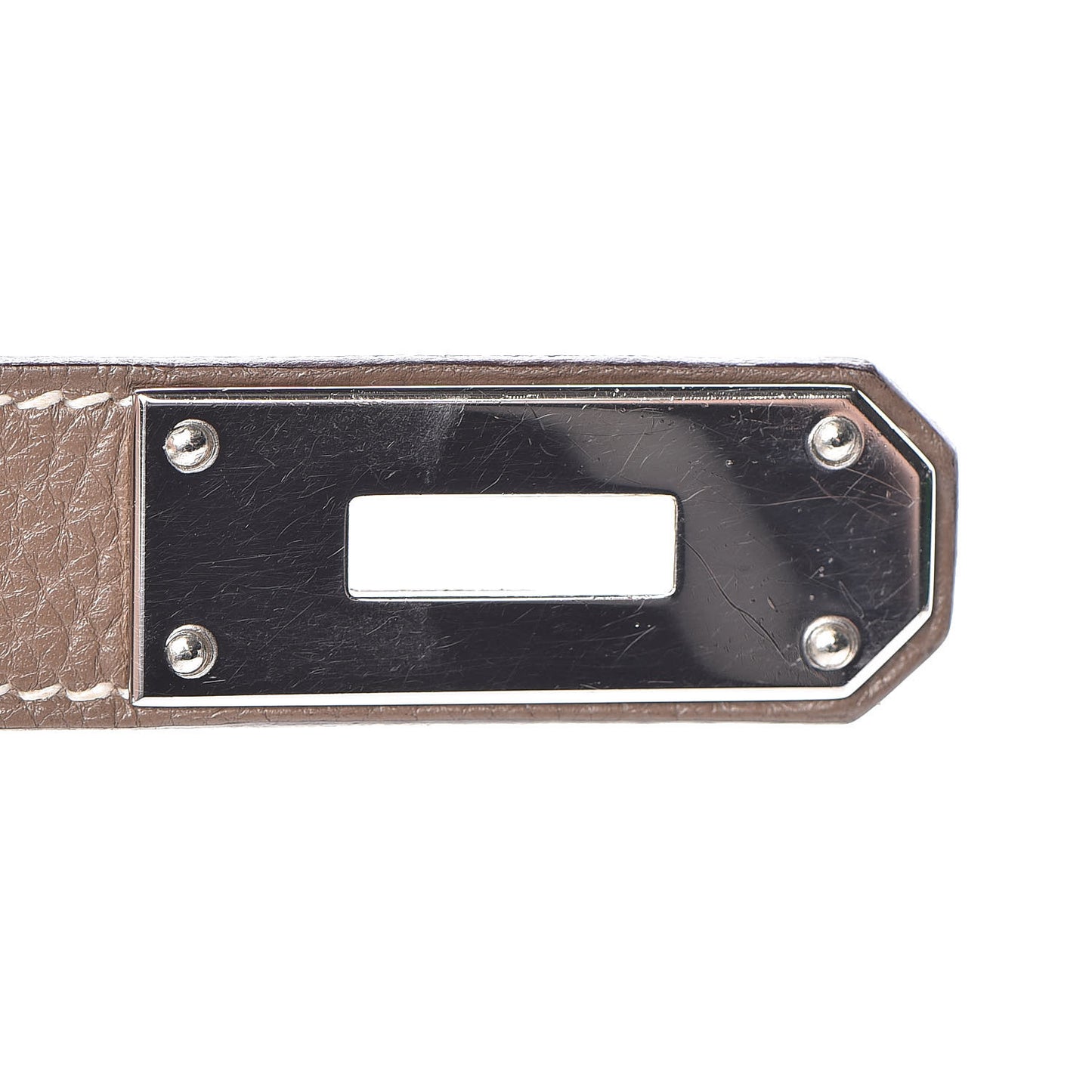 Taurillon Clemence Shoulder Kelly 40 Etoupe