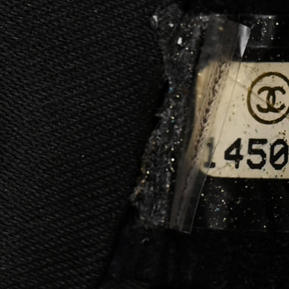 Chanel Lambskin Stitched Shopper Tote Black 8 of 13