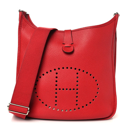 Hermes Taurillon Clemence Evelyne III GM Rubis 1 of 11