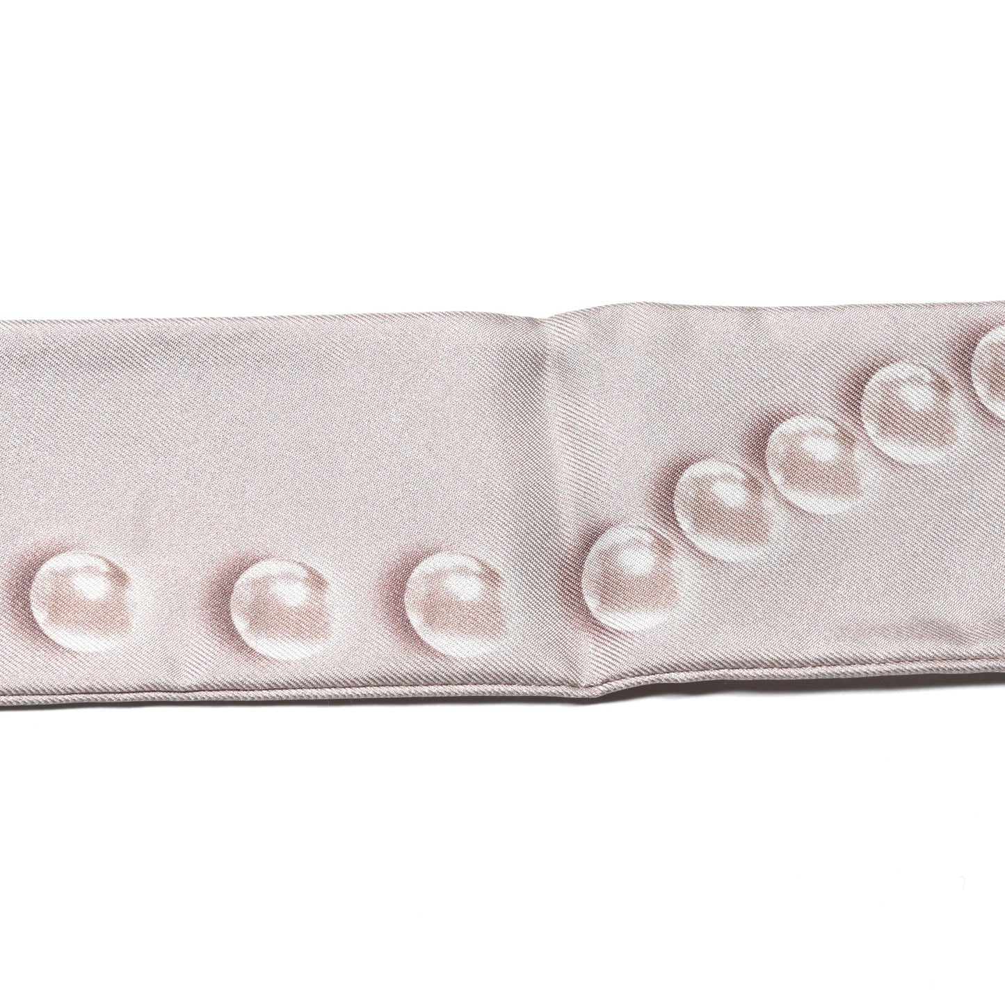 Silk Pearl CC Slim Bandeau Scarf Ivory