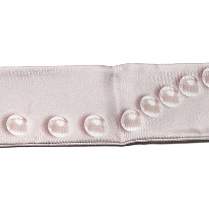 Chanel Silk Pearl CC Slim Bandeau Scarf Ivory 4 of 4