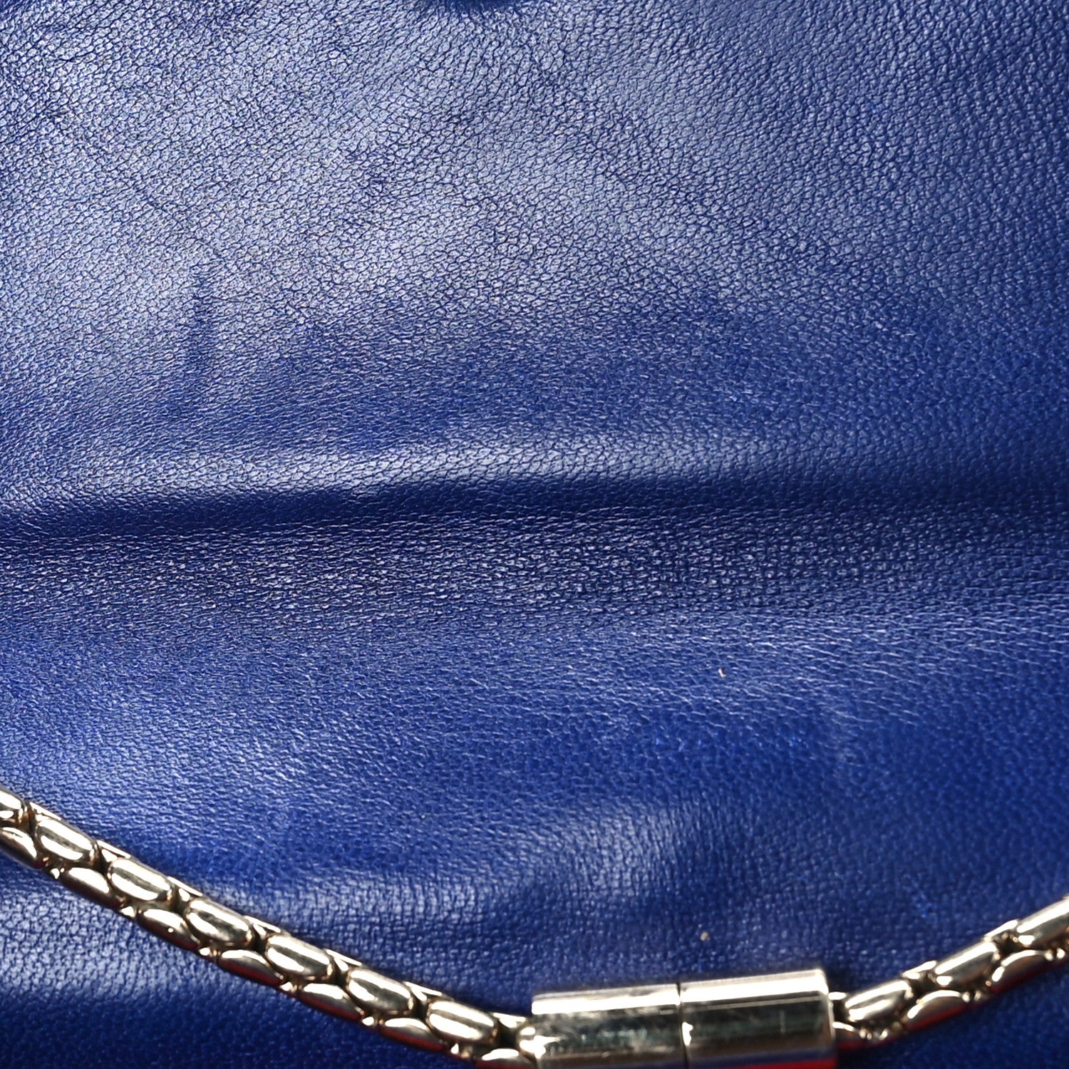 Bulgari Calfskin Quilted Serpenti Forever Shoulder Bag Navy 8 of 8