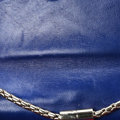 Bulgari Calfskin Quilted Serpenti Forever Shoulder Bag Navy 8 of 8