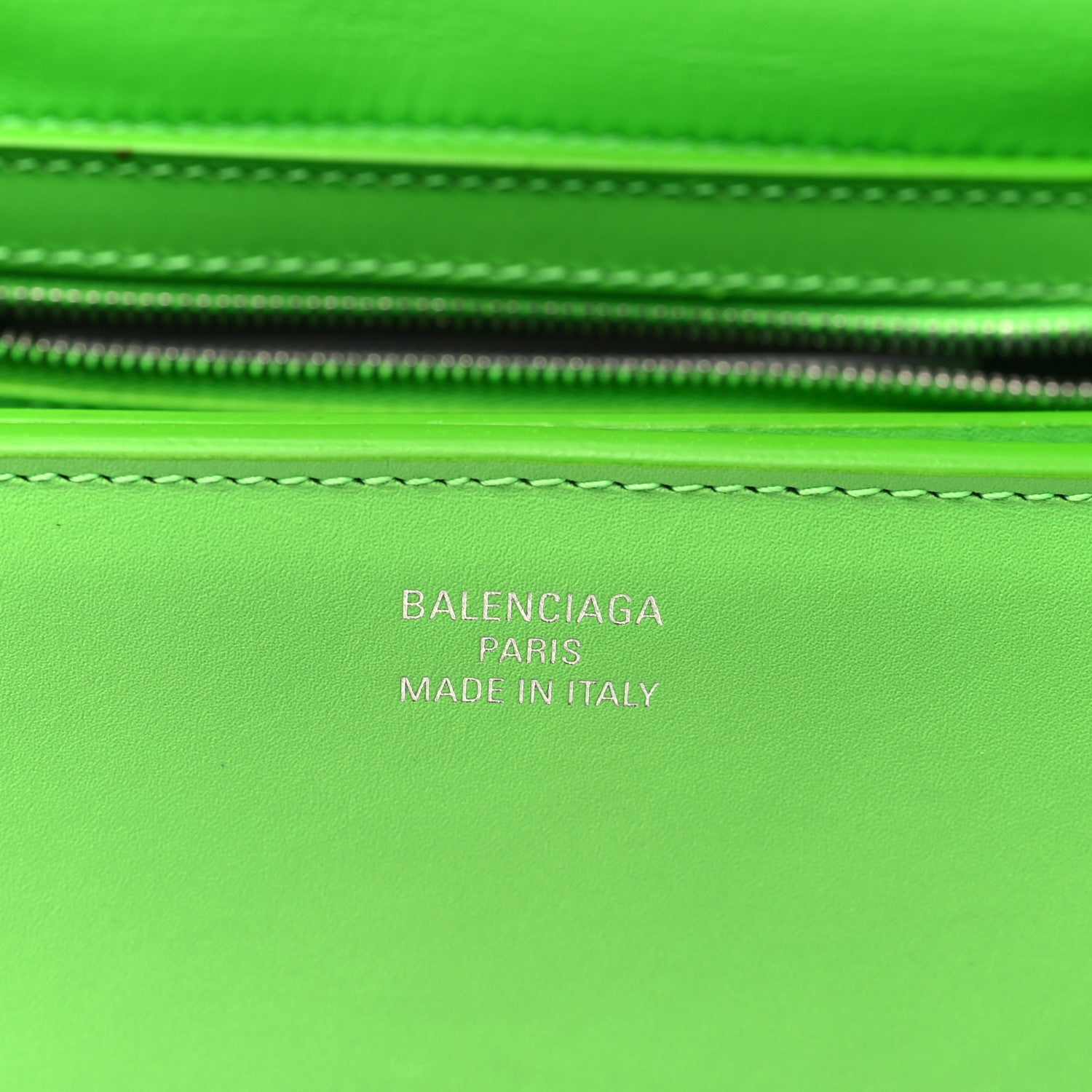 Balenciaga Classic Calfskin Small Lady Flap Bag Acid Green 6 of 12