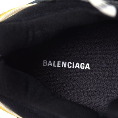 Balenciaga Fabric Mesh Womens Triple S Sneakers 39 Black Yellow 7 of 9