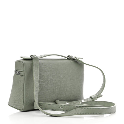 Loro Piana Grained Calfskin L19 Extra Pocket Pouch Sage Brush Leaves 3 of 10