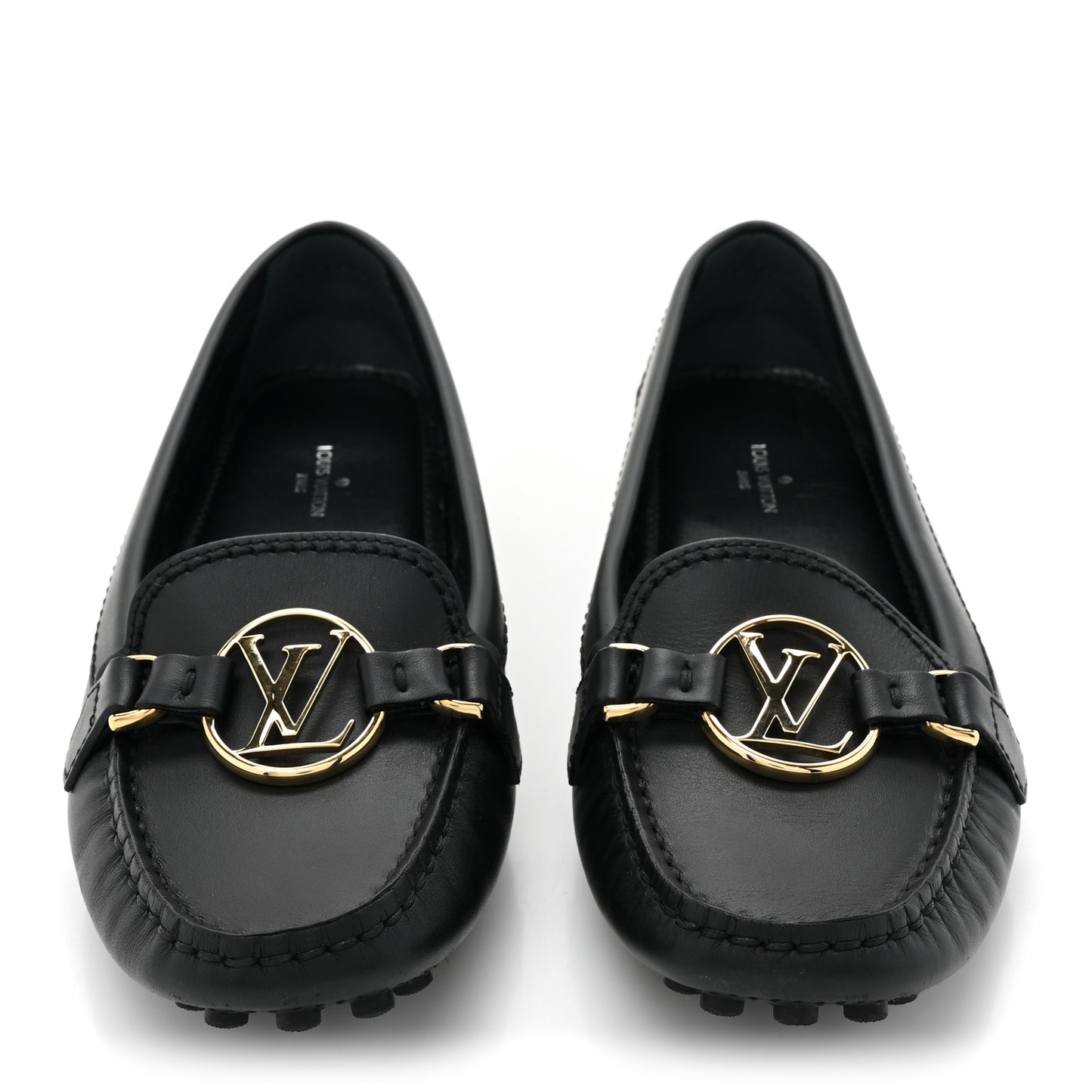 Calfskin Dauphine Loafers 36 Black