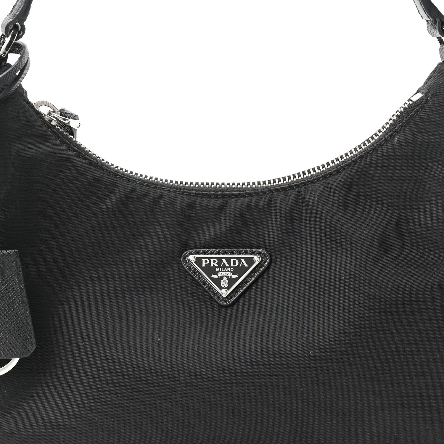 Prada Re-Nylon Saffiano Mini Re-Edition 2005 Bag Black 8 of 10