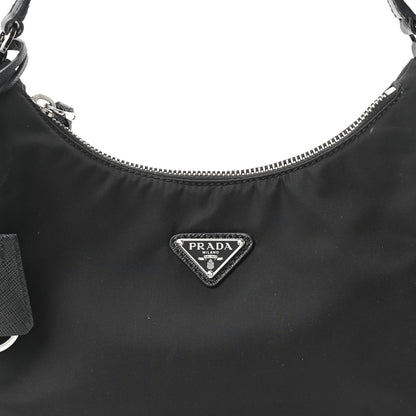 Prada Re-Nylon Saffiano Mini Re-Edition 2005 Bag Black 8 of 10