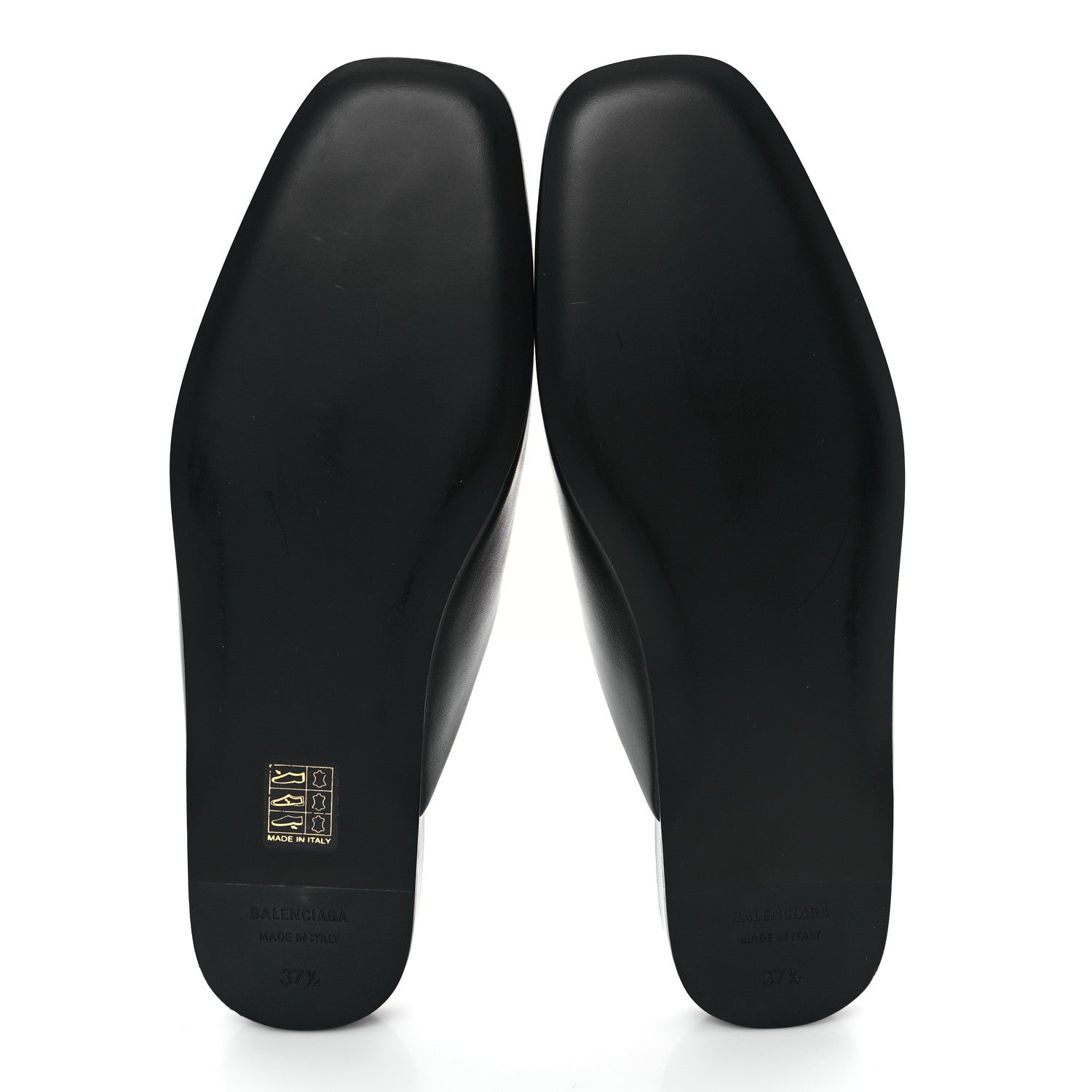Balenciaga Soft Calfskin Flat Cosy BB Mule Slides 37.5 Black 6 of 10
