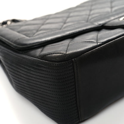 Chanel Lambskin Quilted Large Coco Rider Flap Black 9 of 15