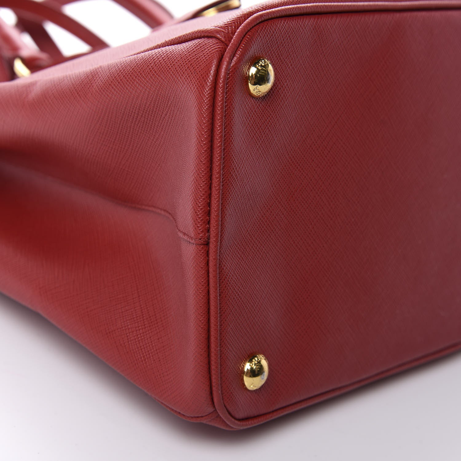 Prada Saffiano Medium Galleria Double Zip Tote Fuoco 7 of 13
